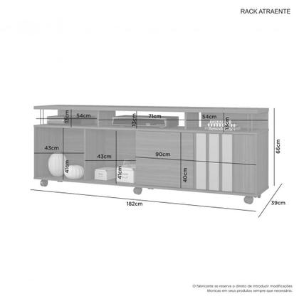 Imagem de Rack Atraente para TVs até 75 Polegadas Candian JCM Movelaria