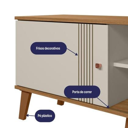 Imagem de Rack Bancada Denver 180cm para TV até 75” - Peternella Móveis