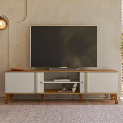 Imagem de Rack Bancada Denver 180cm para TV até 75” - Peternella Móveis