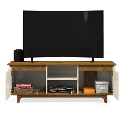 Imagem de Rack Bancada Flow Off/Freijó  EJ Móveis