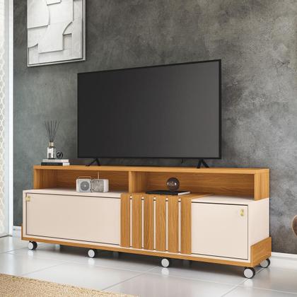 Imagem de Rack Bancada Graci Para TV até 70" Polegadas com Rodizios