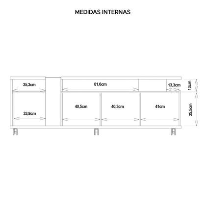 Imagem de Rack Bancada para TV 70 Polegadas New Columbus Caemmun