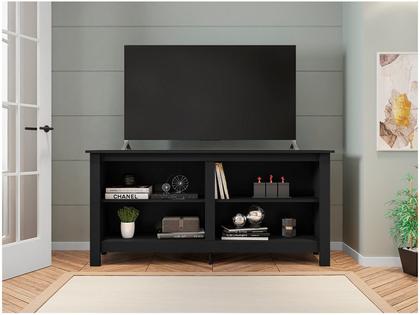 Imagem de Rack Bancada Para TV Até 50 Polegadas Myles Preto - Caemmun