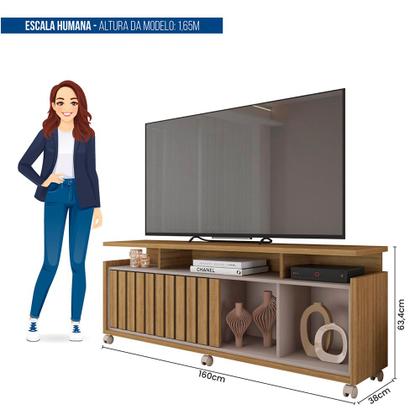 Imagem de Rack Bancada para Tv até 65 Polegadas 1 Porta Oasis Caemmun