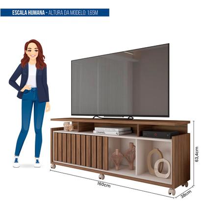 Imagem de Rack Bancada para Tv até 65 Polegadas 1 Porta Oasis Caemmun