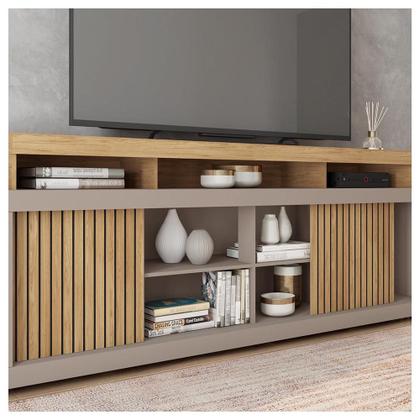 Imagem de Rack Bancada Para TV até 70 Polegadas Sun Marrom Caemmun