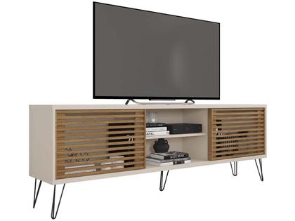 Imagem de Rack Bancada Para TV Até 72 Polegadas Frizz Bege Caemmun