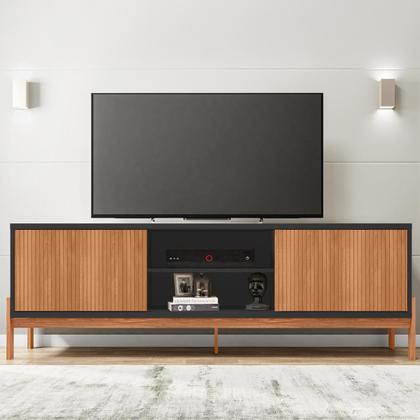 Imagem de Rack Bancada Para Tv Até 72 Polegadas Tiger Preto Caemmun