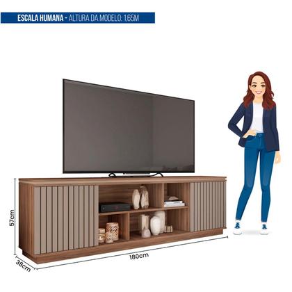 Imagem de Rack Bancada Sky Tv Até 75 Polegadas 2 Portas Caemmun