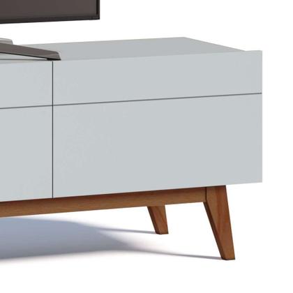 Rack Classic I 3 GV Branco Acetinado 180 cm - Imcal Imagem de Rack Classic I 3 GV Branco Acetinado 180 cm