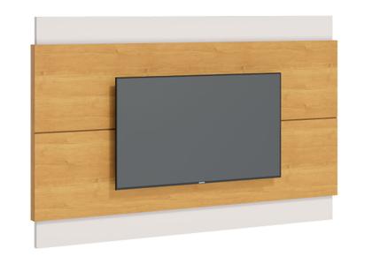 Imagem de Rack com Painel Classic AD 2.2 com LED Nature com Off White - Imcal Móveis