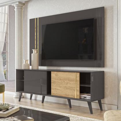 Imagem de Rack Com Painel Madetec Cronos Para TV AtA 65 Polegadas