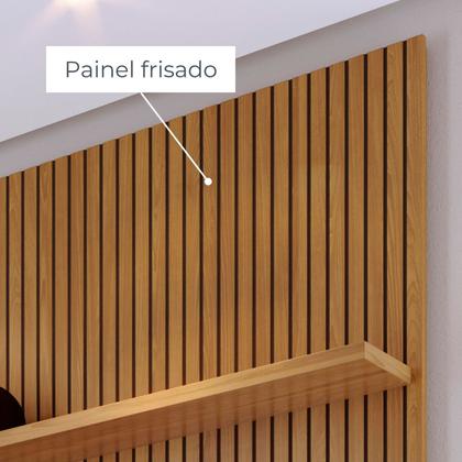 Imagem de Rack com Painel MDF Frisado para Tv até 65 Polegadas Milo