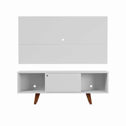 Rack com Painel para TV até 42 Polegadas Samuel Branco 135 cm - Mobly Imagem de Rack com Painel para TV até 42 Polegadas Samuel Branco 135 cm