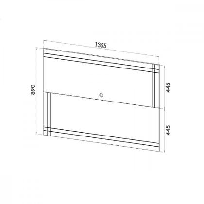 Imagem de Rack com Painel para TV até 43 Polegadas 2 Portas Palermo Viero