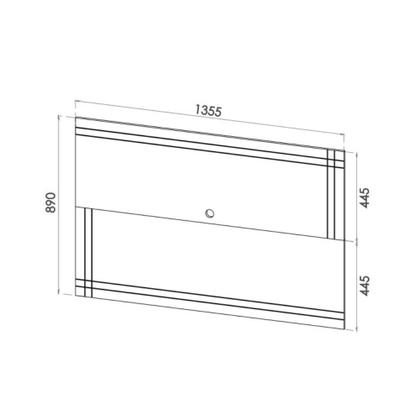Imagem de Rack com Painel para TV até 43 Polegadas 2 Portas Palermo Viero