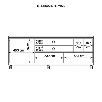 Imagem de Rack Com Painel Para TV até 55 Polegadas Form Caemmun