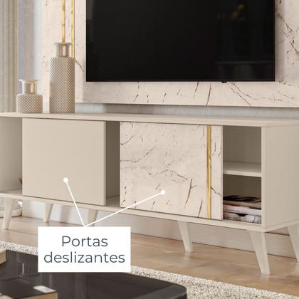 Imagem de Rack com Painel para Tv até 60 Polegadas 2 Portas Cronos