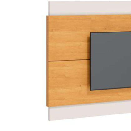 Rack com Painel para TV até 60 Polegadas Classic Nature e Off White 218 cm - Mobly Imagem de Rack com Painel para TV até 60 Polegadas Classic Nature e Off White 218 cm