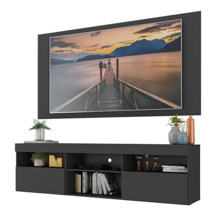 Imagem de Rack com Painel para TV até 65" Flórida Multimóveis  Preto