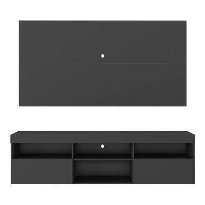 Imagem de Rack com Painel para TV até 65" Flórida Multimóveis  Preto