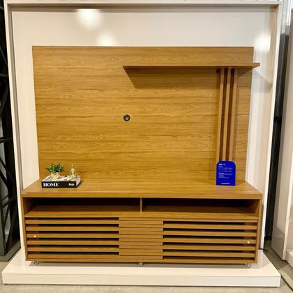 Imagem de Rack com Painel para Tv até 65 Polegadas 2 Portas 2 Nichos 182cm Frizz