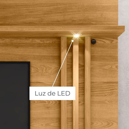 Imagem de Rack com Painel para Tv até 65 Polegadas 2 Portas 2 Nichos 182cm Frizz