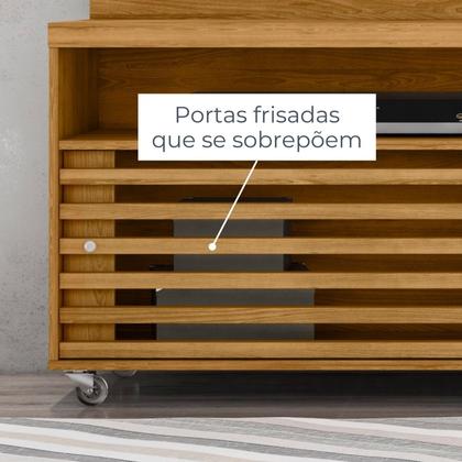 Imagem de Rack com Painel para Tv até 65 Polegadas 2 Portas 2 Nichos 182cm Frizz