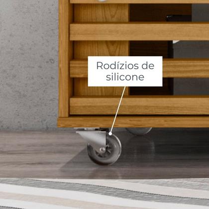 Imagem de Rack com Painel para Tv até 65 Polegadas 2 Portas 2 Nichos 182cm Frizz