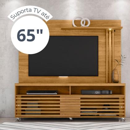 Imagem de Rack com Painel para Tv até 65 Polegadas 2 Portas 2 Nichos 182cm Frizz