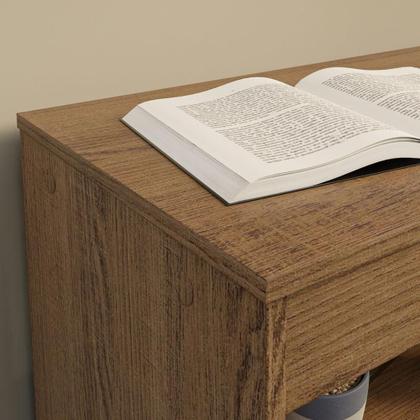 Imagem de Rack com Painel para TV até 65 Polegadas com Pés Rustic Detroit Madesa