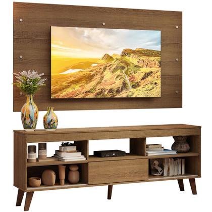 Imagem de Rack com Painel para TV até 65 Polegadas com Pés Rustic Texas Madesa