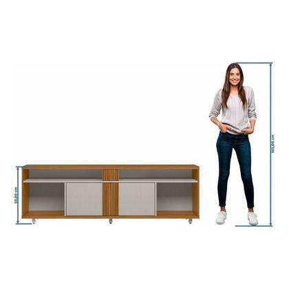 Imagem de Rack com Painel para Tv até 65 Polegadas e Ripado