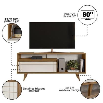 Imagem de Rack com Painel para Tv até 65 Polegadas e Ripado