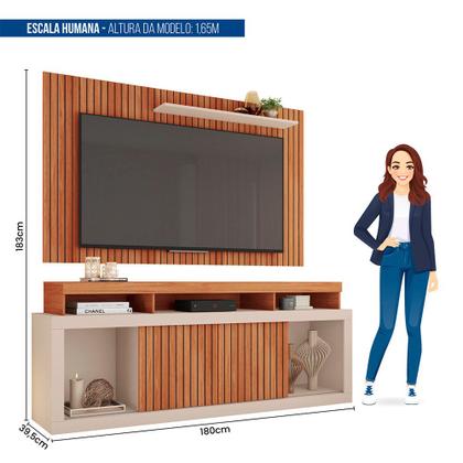 Imagem de Rack com Painel para TV até 65 Polegadas Life Caemmun