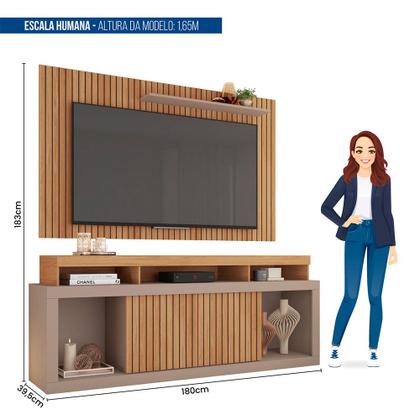 Imagem de Rack com Painel para TV até 65 Polegadas Life Caemmun