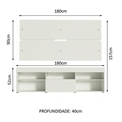 Imagem de Rack com Painel para TV até 65 Polegadas Madesa Miami