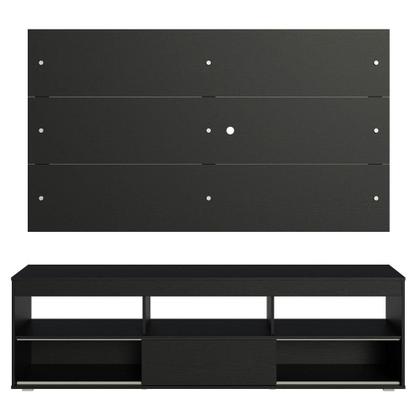 Imagem de Rack com Painel para TV até 65 Polegadas Preto Orlando Madesa