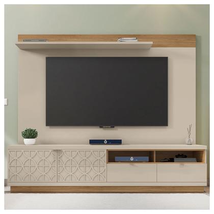 Imagem de Rack Com Painel Para TV até 75 Polegadas Renda 218Cm Caemmun