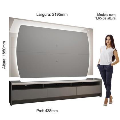 Imagem de Rack com Painel para TV até 90 Polegadas com LED Sublime 220 100% MDF