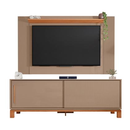 Imagem de Rack com Painel Ripado para TV até 65 Polegadas 180cmx108cm Mondrian