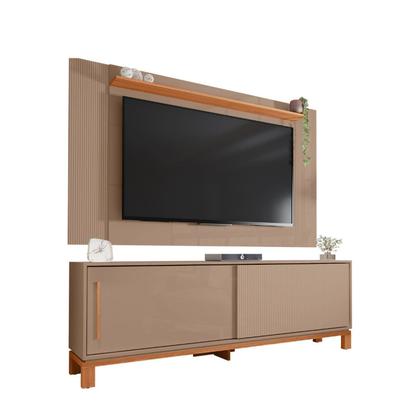 Imagem de Rack com Painel Ripado para TV até 65 Polegadas 180cmx108cm Mondrian