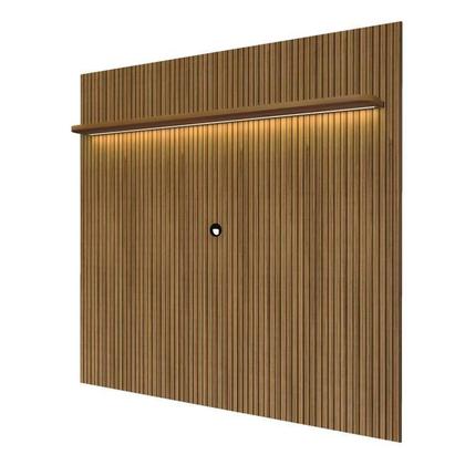 Imagem de Rack com Painel Ripado para Tv até 75 Polegadas Liverpool Ra8001 com Led e Impressão Ripada 3d