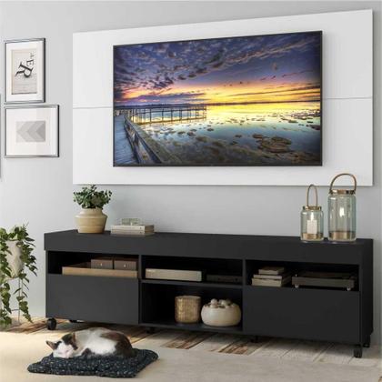 Imagem de Rack com Painel TV 65" com Rodízios Londres Multimóveis V3335