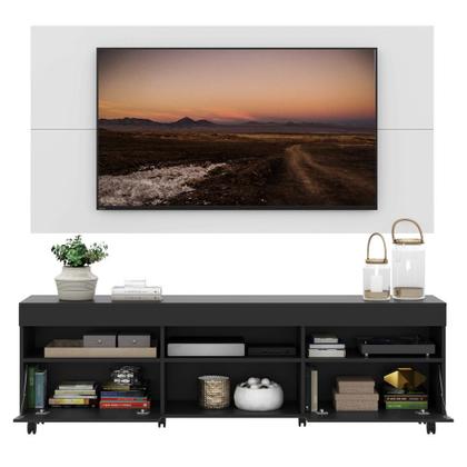 Imagem de Rack com Painel TV 65" com Rodízios Londres Multimóveis V3335