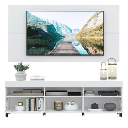 Imagem de Rack com Painel TV 65" com Rodízios Londres Multimóveis V3335