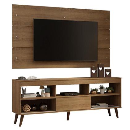 Imagem de Rack Com Painel Tv Até 65 Polegadas Detroit Madesa Rustic