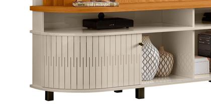 Imagem de Rack Daytona para TV até 65 polegadas - Cinamomo/Off White - Madetec