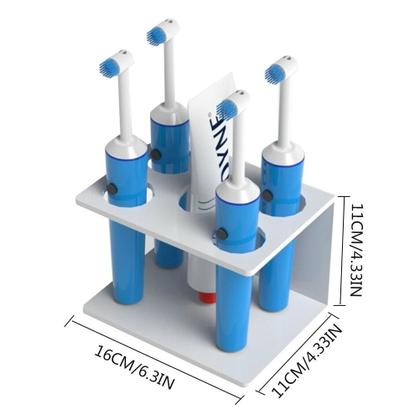 Imagem de Rack de pasta de dente, lápis elétrico, organizador de pincéis de maquiagem