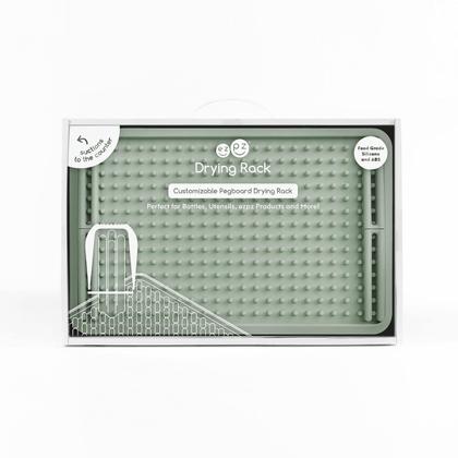 Imagem de Rack de Secagem Ezpz Dobrável em Silicone (Sage) - Compatível com Lava-Louças